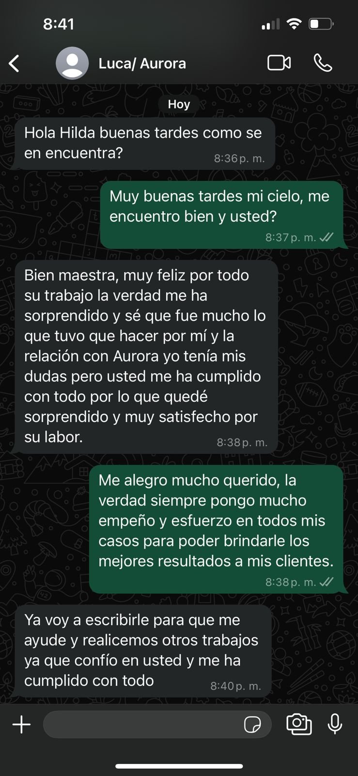 Testimonio de cliente